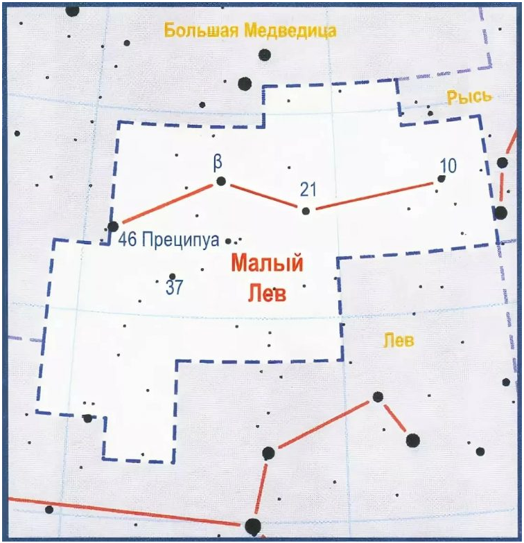 Малый лев созвездие звезды. Малый Лев Созвездие схема. Созвездие Лео минор. Созвездие малый Лев на карте звездного неба. Созвездие малый Лев Легенда.